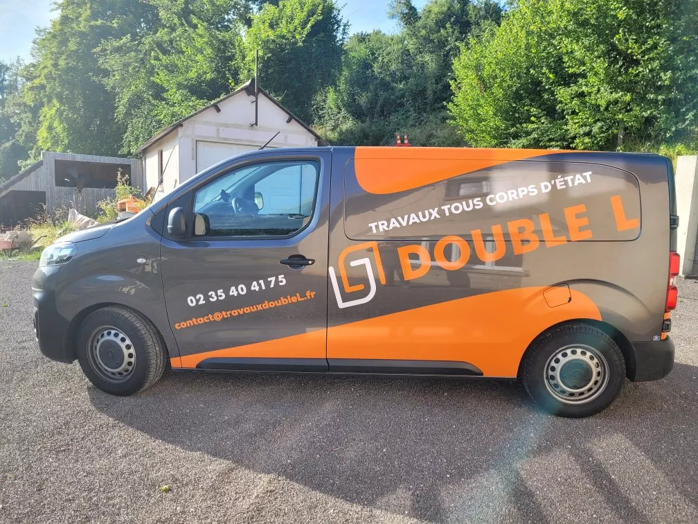Camion Double L travaux
